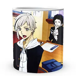 Кухоль GeekLand Bungou Stray Dogs Проза Бродячих Псів Дазай Ацуши Акутагава Чуя BSD 04 330 мл білий - мініатюра 2