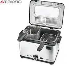 Фритюрница подвійна 4л Ambiano 95470 (3 корзины в комплекте)