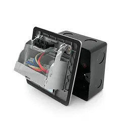 Розетка подвійна напольная висувна із заземленням J28L, Input: AC 100-250V 16A, White - мініатюра 5