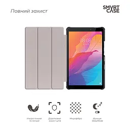 Чохол-книжка на планшет HUAWEI MatePad T8 8", Smart Case, black, підставка для планшета 8 , шкіряний, мікрофібра, на магніті, ArmorStandart (ARM58598) - мініатюра 3
