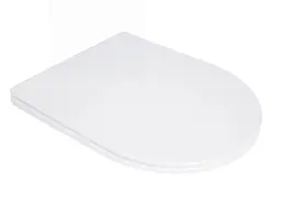 Сидіння для унітазу Qtap (Taurus 490) з мікроліфтом, Slim Duroplast, Quick Release QTSC179W49383 - мініатюра 1