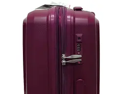 Валіза маленька S поліпропілен Airtex 223 58×40×22см 38л Фіолетовий - мініатюра 5
