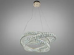 LED люстра Romin підвіс золото 92 Вт з пультом - мініатюра 3
