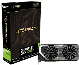 Відеокарта GeForce GTX 1080 Ti 11GB Palit JetStream (NEB108T015LC-1020J) Б/В