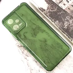 Чохол TPU Starfall Clear для Xiaomi Poco X5 5G / Redmi Note 12 5G Зелений - мініатюра 4