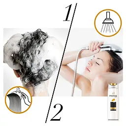 Шампунь Pantene Pro-V Густі та Міцні, 250 мл - мініатюра 4