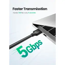Дата кабель USB 3.0 AM/AM 2.0m US128 black Ugreen (10371) - мініатюра 3