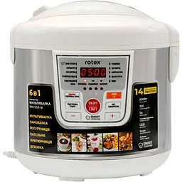 Мультиварка Rotex RMC508-W [89493] - мініатюра 1