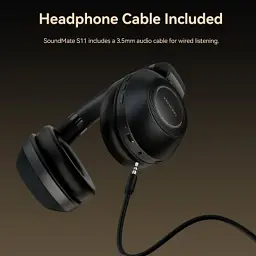 Навушники Vention S11 SoundMate Wireless Black (NBBB0) - мініатюра 8