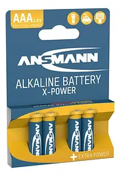 Батарейка Ansmann X-Power AAA/LR03 BL 4шт (5015653) - мініатюра 4