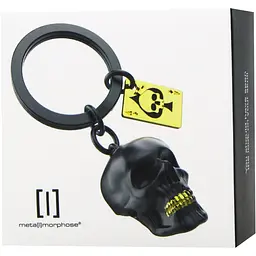 Брелок Metalmorphose Black Skull with Playing Card (8000020592987) - мініатюра 6