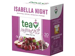 Чай пакетований фруктовий та трав'яний Tea Moments Isabella Night 32 (1,6г) 20 пакетиків