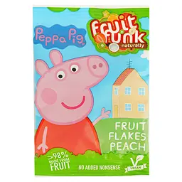Жувальні цукерки Fruit Funk Peppa Pig Fruit Flakes Peach 16 г