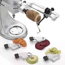 Насадка-спіралайзер KitchenAid 5KSM1APC 4 ножа колір металічний - мініатюра 8