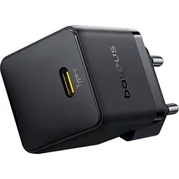 Мережевий зарядний пристрій Baseus Palm 1-USB-C 20W Cluster Black (P10111602113-00) [127629] - мініатюра 5