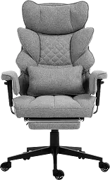 Офісне крісло GT Racer сіре (B-2511 Fabric Gray) - мініатюра 2