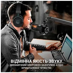 Мікрофон Fifine T688 USB/XLR Black (T688) - мініатюра 9