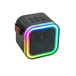 Портативна колонка з мікрофоном блютуз караоке колонка музична чорна Colorful Karaoke K12 Black - мініатюра 9