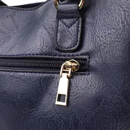 Ділова жіноча сумка з екошкіри Vintage s_15132 синя - мініатюра 3