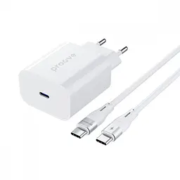 МЗП Proove Rapid 30W (Type-C) + Кабель Type-C to Type-C - мініатюра 1