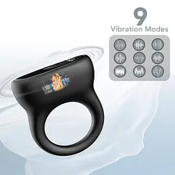 Віброкільце B - Series Joy Oring Black, 6 см (чорний) - мініатюра 4
