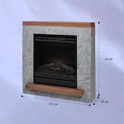 Електричний камін Klarstein Fort Rock 1800 Вт,до 36 м² (10038396) - мініатюра 2