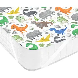 Наматрацник непромокаючий Cosas Dino 70х120 см теракотовий (WaterSheet_DinoColorTerrakot_120) - мініатюра 4