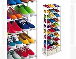 Органайзер полиця для взуття Amazing shoe rack + Вішалка для одягу - мініатюра 3