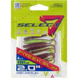 Силікон Select Freek Slim 2" 201 FE (8 шт/уп) - мініатюра 2