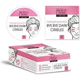Гідрогелеві патчі Beauty Derm Bye Bye Dark Crcles рожеві 60 шт. - мініатюра 2