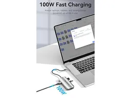 Мультипортовий адаптер Vention 5-in-1 USB-C to HDMI/USB3.0x3/PD (TQDHB) - мініатюра 7