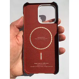 Протиударний чохол Pitaka Ultra-Slim MagSafe MagEZ Case 5 для iPhone 15 Pro Max Ocean (KI1501PBLUE) - мініатюра 7
