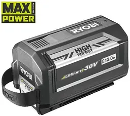 Акумулятор Max Power RY36B12A High Energy Lithium+ 36В 12А·год Ryobi hoz0014320