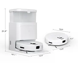 Робот-пилосос з вологим прибиранням Ecovacs Deebot N30 Pro Omni White (YDLX11-1) UA UCRF - мініатюра 5