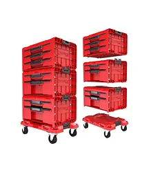 Набір інструментів для ящиків Qbrick System PRO Drawer Workshop Set 3 2.0 RED