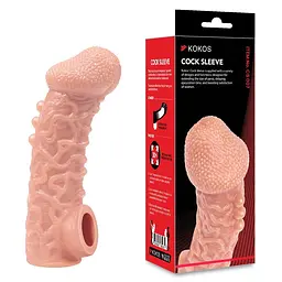 Насадка на член Kokos Cock Sleeve CS 007, S - мініатюра 8