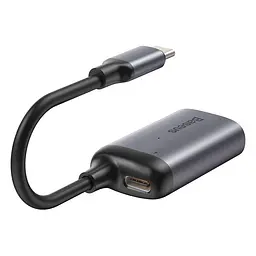 USB-хаб Baseus Enjoyment Series Type-C to VGA+PD HUB Convertor CAHUB-O0G Сірий - мініатюра 2