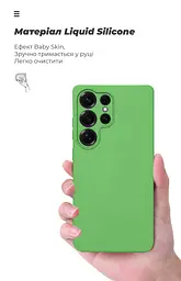 Чехол ArmorStandart ICON для Samsung S25 Ultra Camera cover Green (ARM81582) - мініатюра 7