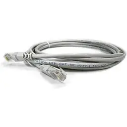 Патч-корд 1м, UTP, cat.5e, CU, 24AWG, grey Kingda (KD-PAUT3100GY)