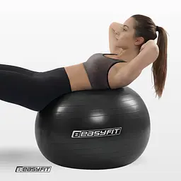 М’яч для фітнесу EasyFit BalanceBall 85 см чорний - мініатюра 6