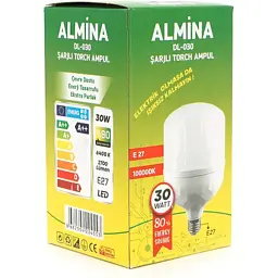 Лампочка Almina DL-030 30W, 2700Лм, 6400K (DL-030) - мініатюра 3