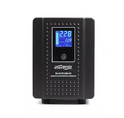 Джерело безперебійного живлення (ДБЖ) UPS EnerGenie EGHIPS1000 з правильною синусоїдою 1000VA 600Вт LCD 12V під зовнішній АКБ заряд 15А - мініатюра 2