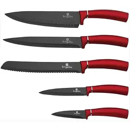 Набір ножів із 6 предметів Berlinger Haus Metallic Line Burgundy Edition (BH-2519)