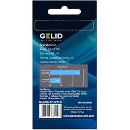 Термоінтерфейс Gelid Solutions GP-Extreme 80x40x1.0 mm TP-GP01-B - мініатюра 3