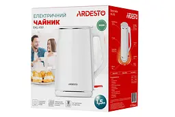 Електрочайник Ardesto Strix подвійні стінки 1.5 л білий (EKL-X50) - мініатюра 8