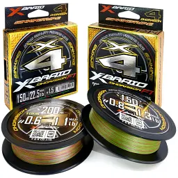 Шнур YGK X-Braid Ohdragon X4 Sinking 1.40 150m (Uguisu Green) 1 16.5lb - мініатюра 3