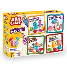 Набір для творчості Dede Art Craft Mega з тіста 200 г (3617) - мініатюра 5