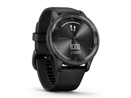 Смарт-годинник Garmin Vivomove Trend Slate S. Steel Bezel with Black Case and S. Band (010-02665-00) - мініатюра 3
