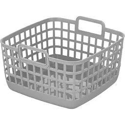 Кошик для зберігання Ardesto пластик PP 20.6x20x12.4 см 3 л cірий (ARHC2503GG) - мініатюра 2