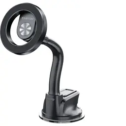 Універсальний автотримач Canyon Magnetic car holder OnGrip 12 suction + air vent Black (CNS-CCHM12) - мініатюра 2